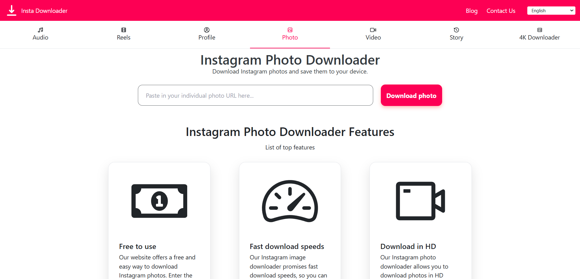 Instagram Media Downloader screenshot